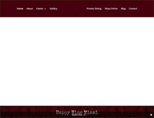 Tablet Screenshot of happywinemiami.com